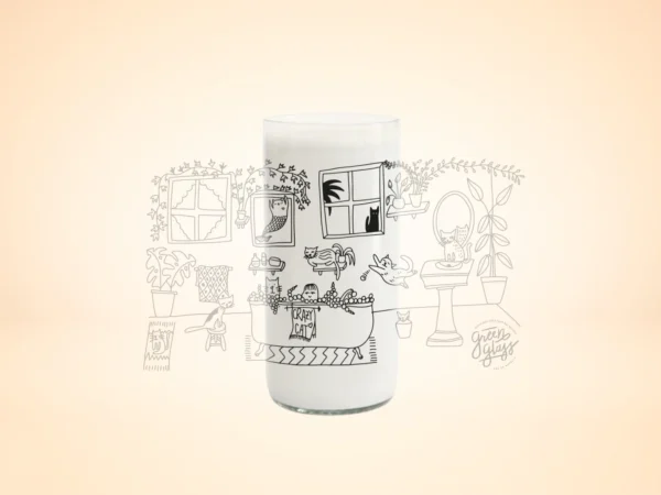 Cat Lover Juego de 6 Vasos Gatunos 500ML - Imagen 5