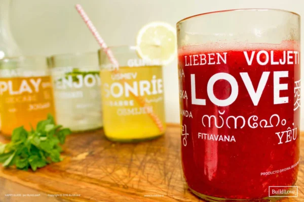 Happy Glass Juego de 4 Vasos - Imagen 2