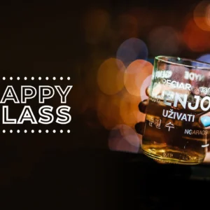 Happy Glass Juego de 4 Vasos